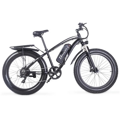Shengmilo MX02S 1000W 48V 17Ah 26\'\' E-bike 40km/h Max Speed 40-50km Mileage Range 150kg Max Load - Black
