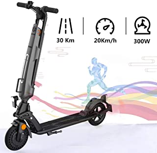 Phaewo H6 PLUS Electric Scooter Adult U1,ABE Certification,Removable Battery,LCD Display,8 Inch Solid Tires,Maximum Load Capacity of 150kg,Foldable Electric Skateboard,Suitable for Adults and Teenagers