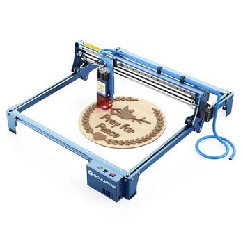 SCULPFUN S10 10W Laser Engraver Cutter, 0.08mm High Precision, Air Assist, 32Bit Motherboard, Upgraded Linear Rail Slide, Full-Metal CNC, Engraving Area 410*400mm