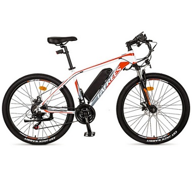 FAFREES Hailong One 36V 10AH 250W 26in Electric Moped Bicycle 25km/h Top Speed 60-90M Mileage Mountain Electric Bike - Black