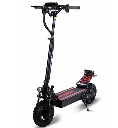 ARWIBON Offroad E-Scooter 2500W Dual Drive Fat Tires 11 Inch 16Ah 35 Miles Range