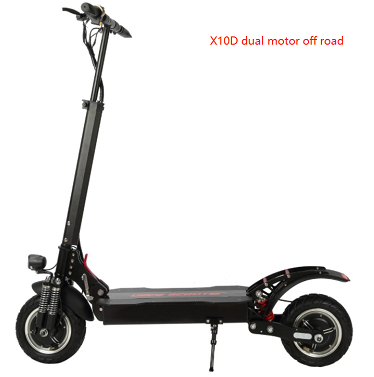 Freego X10D Powerful Dual Motor 2400W Electric Scooter Full Suspension