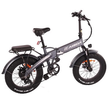 KAISDA K2 20*4.0 inch Fat Tire CST Tire Off-road Folding Electric Moped Folding Bike Mountain Bicycle 500W Motor SHIMANO 7-Speeds Derailleur LCD Display 10Ah Battery Max Speed 35km/h Aluminum alloy Frame - Grey