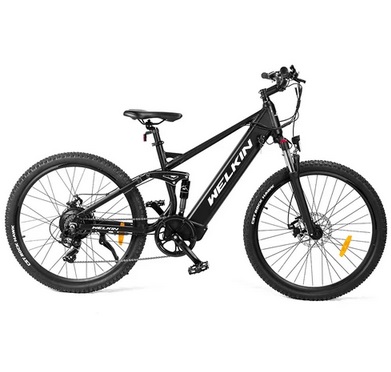 WELKIN WKES002 Electric Bicycle 350W Brushless Motor 48V 10Ah Battery 27.5*2.25\'\' Tires Mountain Bike - Black