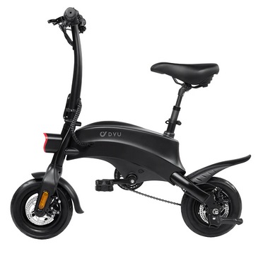 DYU S2 36V 250W 10AH 10inch Electric Bicycle 25KM/H Top Speed 40KM Mileage 120KG Payload Electric Bike