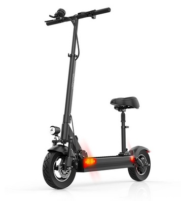 JOYOR Y6-S 500W 48V 18Ah 10in Folding Electric Scooter with Seat 75KM Max Mileage City E-Scooter - Black
