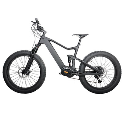 WINICE Carbon Fat Bike Electric Bicycle M620 1000W Full Suspension Ebike M