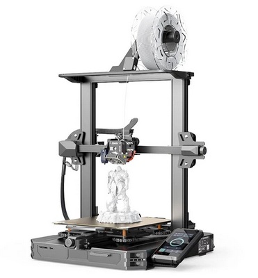 Creality Ender-3 S1 Pro 3D Printer, Sprite Full Metal Direct Extruder, Max 300 Celsius Degrees, Dual Z-axis Sync, Bend Spring Sheet to Release, LED Lights, Supports PLA/ABS/Wood TPU/PETG/PA