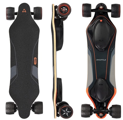 MEEPO Shuffle V4S Electric Skateboard with Remote, Top Speed of 29 Mph, Smooth Braking, IPX6 Waterproof, Suitable for Adults & Teens