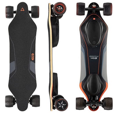 MEEPO Shuffle S V4 ER Electric Skateboard with Remote,18 Miles Long Range ,6 Months Warranty , for Adults Teens