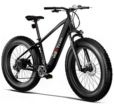 Hiboy P6 Off-Road Electric Bike|48V 750W BAFANG Powerful Motor| 13AH Removable Larger Battery| 26\'\' 4.0 Fat Tire Ebike|Shimano 9-Speed|Up to 28MPH Speed UL Certified