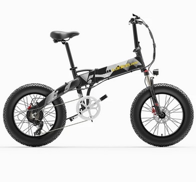 LANKELEISI X2000 PLUS Moped Electric Bike Folding Bike 12.8Ah 48V 1000W 40km/h Max Speed Max Load 150kg - Grey