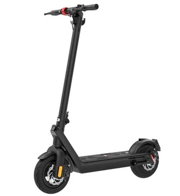 AOVO X9 Plus Electric Scooter 10 Inch Explosion-proof Tire 36V 15.6Ah Rated 500W Motor 40Km/h Max Speed 65km Range Dual Disc Brakes Removable Battery- Grey