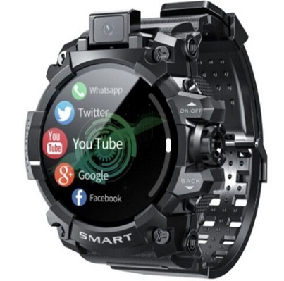 LOKMAT APPLLP 6 Smart Watch Camera 4G Fitness Bluetooth Sports Watch Health