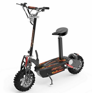 Electric Scooter for Adults with 1600W Motor, Folding Portable Road Off-Road 18.6 Miles Range 18mph
