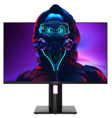 KTC H27T22 27-inch Gaming Monitor 2560x1440 QHD 16:9 ELED 165Hz AUO 8.2 Fast IPS Panel Screen 1ms GTG Response Time 99% sRGB HDR10 Low Motion Blur Compatible with FreeSync G-SYNC USB HDMI2.0 2xDP1.2 Audio Out Horizontal & Vertical Rotated VESA Mount