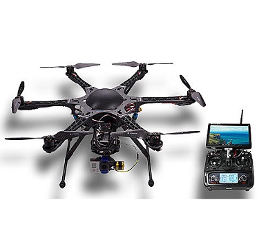 FLYPRO X600 with DEVO 7 HEXacopter for FPV Aerial Photography RTF
