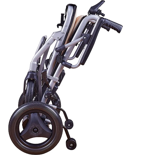 MaritSA World\'s Lightest Folding Electric Wheelchair - Weighs only 30 lbs - 12 mi Cruise Range - Detachable Battery