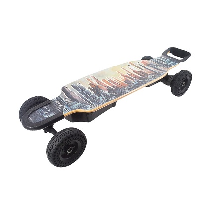 2400W Electric Skateboard Longboard Urban/All-Terrain Dual-Belt Drive Beast