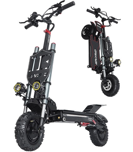 iENYRID ES20 Electric Scooter 11 Inch Off Road Tires 48V 20AH 1200W*2 Dual Motors 55Km/h Top Speed 50-60KM Range 150kg Load with Seat