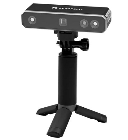 Revopoint MINI 3D Scanner Premium Edition, 0.02mm Precision, 0.05mm Point Distance, 10fps Scan Speed, Dual Axis Turntable, Handheld Stabilizer