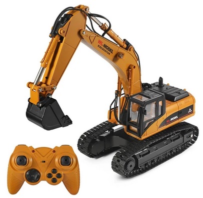 Wltoys 16800 2.4G 8CH 1/16 RC Excavator with Light Sound Function Engineering Vehicle RTR - Three Batteries