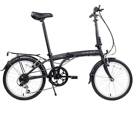 Dahon SUV D6 Folding Bicycle Bike w/ Aluminum 110 mm V-Brakes Black New 2021