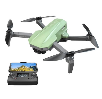 MJX Bugs B19 2.5K GPS Brushless RC Drone 5G WiFi FPV 22Mins Flight Time Foldable Anti-shake Green - Three Batteries