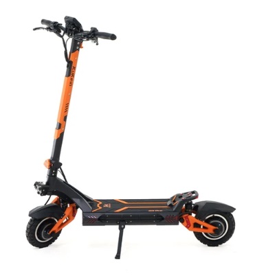 KuKirin G3 Pro Off-Road Electric Scooter 10 Inch Tires with 1200W*2 Motors, 52V 23.2Ah Removable Battery, 80KM Top Range, 65Km/h Max Speed, 120KG Max Load, Double Shock Absorber, IP54 Waterproof, Double Oil Brakes