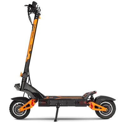 KuKirin G3 Pro Off-Road Electric Scooter 10 Inch Tires with 1200W*2 Motors, 52V 23.2Ah Removable Battery, 80KM Top Range, 65Km/h Max Speed, 120KG Max Load, Double Shock Absorber, IP54 Waterproof, Double Oil Brakes
