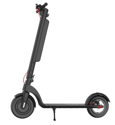 AOVO X8 Electric Scooter 10 inch Tire, 36V 10Ah Battery 350W Motor, 25km/h Max Speed 30-48km Range, 3 Speeds, Removable Battery, Black