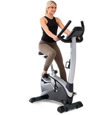 3G Cardio Elite UB Upright Bike - Commercial Grade - Compact Footprint - Ultra Comfortable Seat - Magnetic Resistance - 350 LB User Capacity