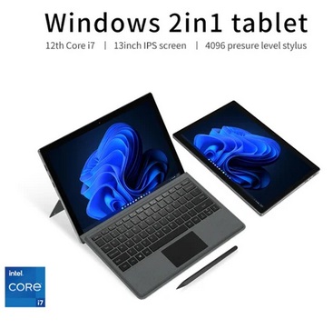 One Netbook T1 2 in 1 Tablet PC Intel Core i7-1260P Mini Laptop, 16GB DDR5 1TB SSD 13\
