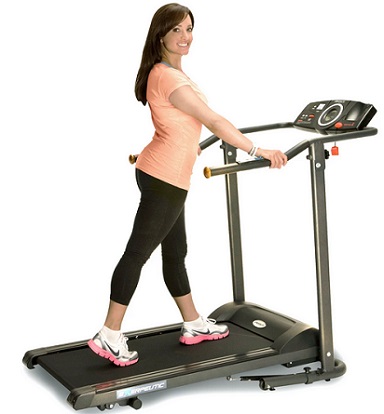 Exerpeutic TF1000 400 lbs. Weight Capacity Treadmill with Incline Options, Heavy Duty Belt and Pulse Monitoring