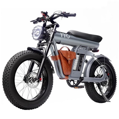 YYG GYL111 Electric Bike 1200W Motor 45Km/h Max Speed 48V 20Ah Battery 65KM Max Range 20*4.0\'\' Spoke Wheel Front & Rear Hydraulic Brakes
