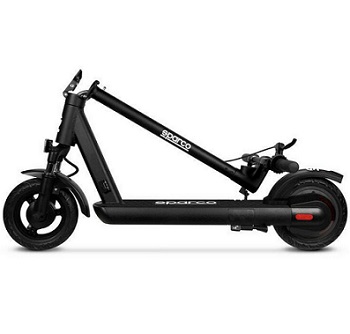 Sparco MAX S2 Electric Scooter 350W BLACK Range:30km Max Speed:25km/h Charging time:4h