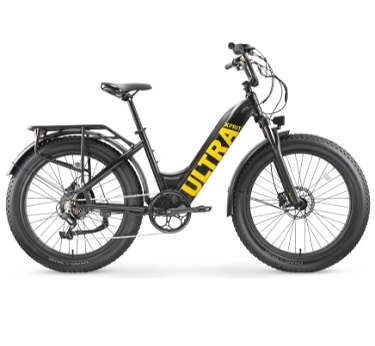 XPRIT Fat Tire Electric Bike Urban Ultra Stylish, Sustainable for Fast and Convenient City Rides - Interstate (500W Motor, 48V/16Ah Battery, 45kmh Top Speed, 72km Average Mileage)