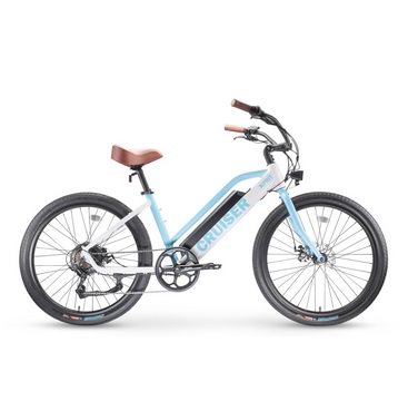 XPRIT Beach Cruiser Electric Bike - Comfortable and Stylish eBike for Relaxed Beach, City Cruising -Overcast (500W Motor, 48V/10.4Ah Battery, 45kmh Top Speed, 48km Average Mileage)