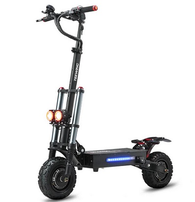 Teewing X5 6000W Dual Motor Electric Scooter with Seat 60V 38Ah Battery 75 miles Range 60mph Top Speed