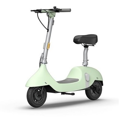 OKAI Ceetle Pro EA10C Electric Scooter with Foldable Seat w/35 Miles Operating Range & 15.5mph Max Speed - Green