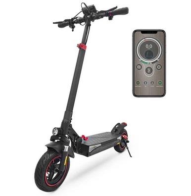iScooter T4 Electric Scooter 10in Honeycomb Tire 600W Motor 40km/h Max Speed 48V 13Ah Battery 40-45km Range 120kg Load