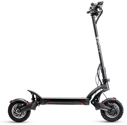 Evolv Rides Pro-R 60V/21Ah 3000W Stand Up Folding Electric Scooter 65-70 Miles Range 70km Top Speed