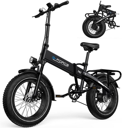 G-Force T42 Folding Electric Bike with 750W Motor, 48V 13A/16A Removable Battery 20\
