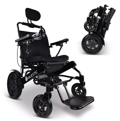 ComfyGo Majestic IQ-9000 Folding Electric Wheelchair 17.5\