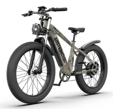 AOSTIRMOTOR HERO 1000W  Electric Bicycle 52V 20Ah Battery 26 Inch 30-45KM Max Mileage 140KG Max Load Oil Brakes Electric Bike
