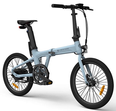 ADO Air 20 Foldable electric bike with smartphone holder for free, 350W power, 100km, 25km/h max speed, 36V, 9.6Ah Capacity, Samsung Battery