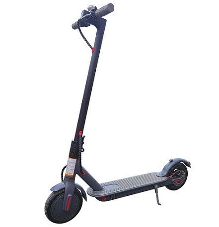 Emoko T4 PRO 350W Folding Electric Scooter 36V 10.4Ah 8.5inch 28-35KM Mileage 120KG Payload E Scooter with APP - Black