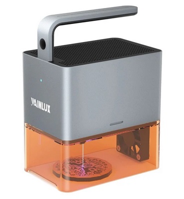 WAINLUX Z4 Portable Mini Laser Engraver Cutter, 4.5W Laser Power, 0.05mm Precision, App Connection, Eye Protective Cover, Smoke Removal Fan, 50*50mm