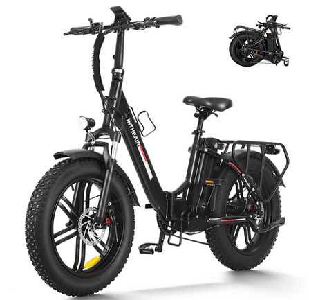 INTHEAIR Ranger Foldable Electric Bike for Adults 20\