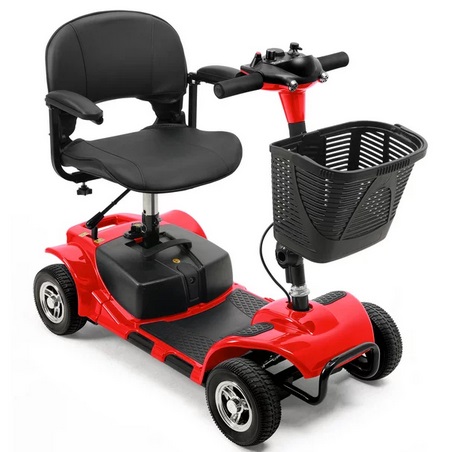Furgle 4 Wheels Mobility Scooter (Q010004), Electric Powered Wheelchair Device for Travel, Adults, Elderly